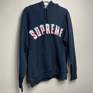 Supreme Icy Arc Hoodie - Navy